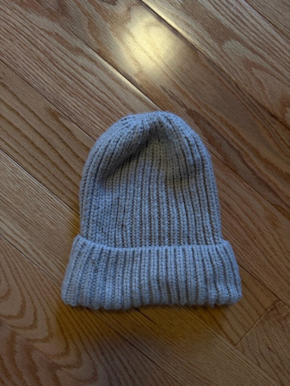 Primark Taupe Gray Knit Beanie One Size